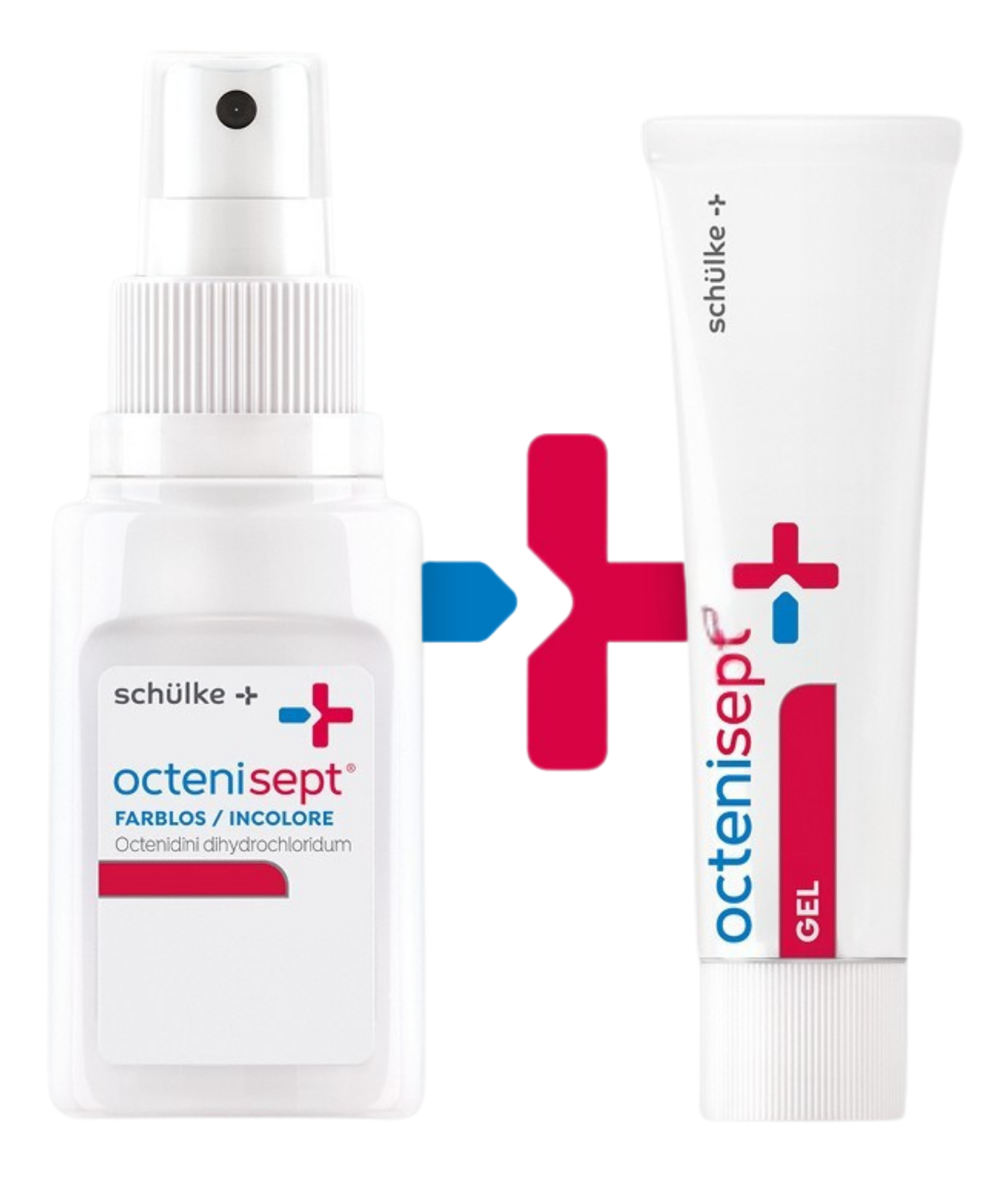 Design ohne Titel (50) Sprühflasche und Verpackung von octenisept® Wund-Desinfektion Spray.